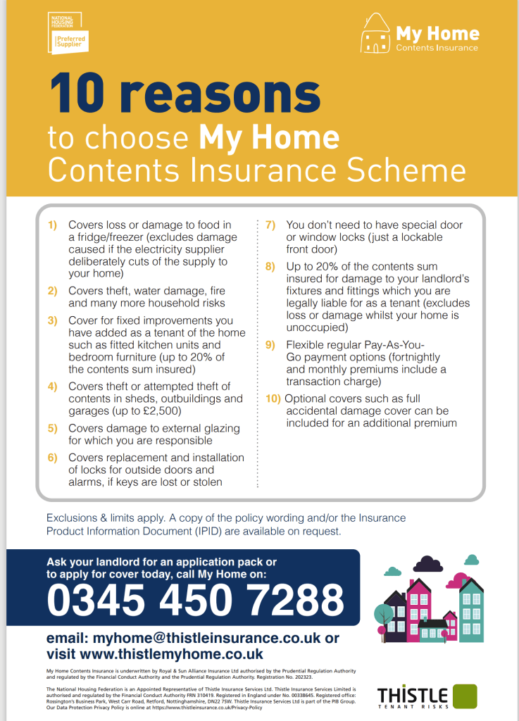 10 Reasons to choose my home contents insurance